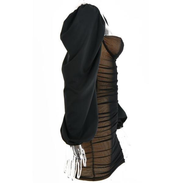 Рукави случайных платьев низких женщин производителя одежды количества длинные Backless с платьем структуры