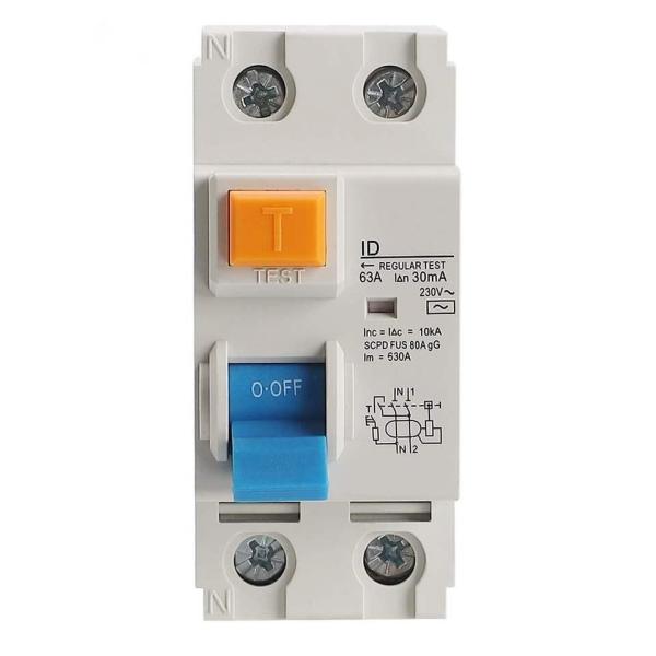 Тип 4P RCCB 32A 40A 63A автомата защити цепи 10A 16A 20A 25A b утечки земли
