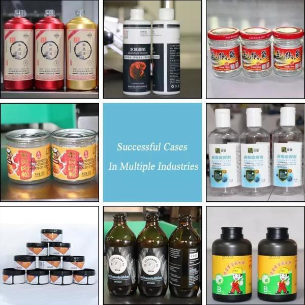 Automatic desktop oval plastic wine water glass oil bottle labeling machine for pet bottle