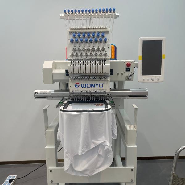 Yuemei a Single Head Embroidery Machine That Can Embroidery Hats and T Shirts