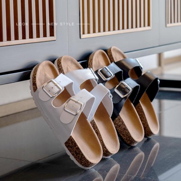 OEM Outdoor Soft Cork Women Sandals With PVC Sole