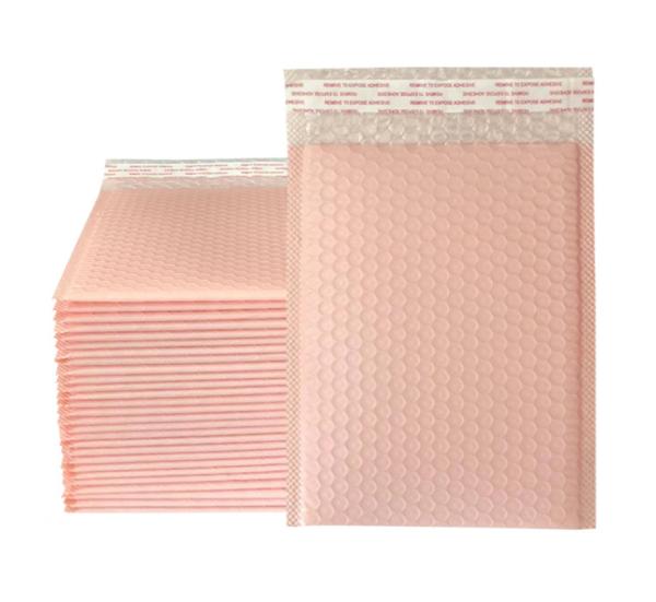 Recyclable Bubble Mailer Bag Peel Seal Closure Puncture Resistant Eco Friendly