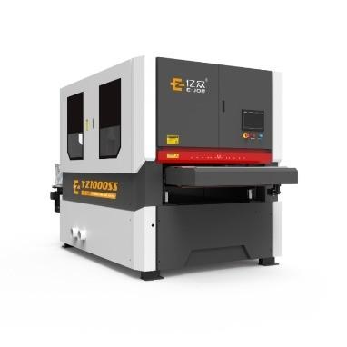25-1000 mm Largura do material Máquina abrasiva de chapas metálicas para desburo e lixação de ferrugem