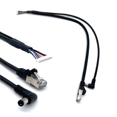 Conector RJ45 personalizado Cable DC Arnês de arame eletrônico