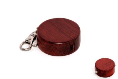 Rosewood round wood tape measure 2 meter, measure tape