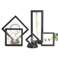 Boîte de présentation de bijoux en PE acrylique personnalisée pour bagues et colliers