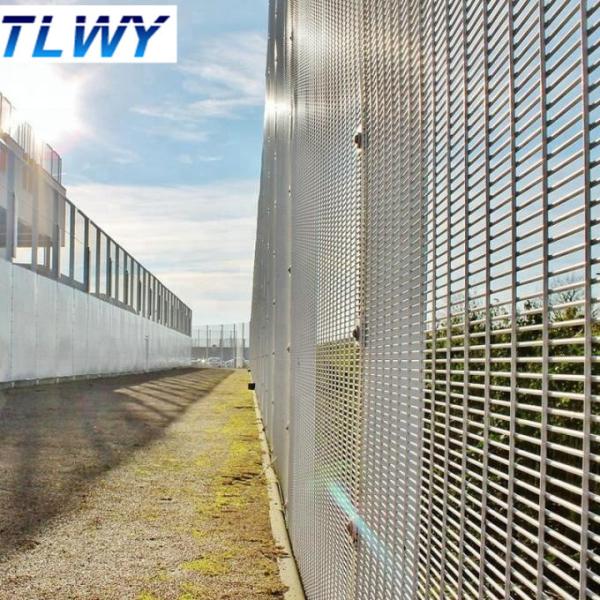 Anping TLWY Line Post 60*2mm Airport Perimeter Fencing High Security
