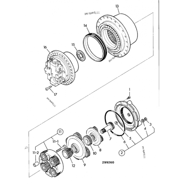 JS130 JS160 Final Drive for JCB Excavator spare parts 20/925463 20925463 Axial Piston Motor