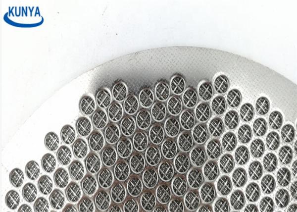 100 Micron 8mm Perforated Metal Welding Mesh Cloth 400mm Round Metal Discs