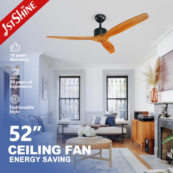 Custom 6 Lever DC Decorative Ceiling Fan Energy Saving 220 Volt