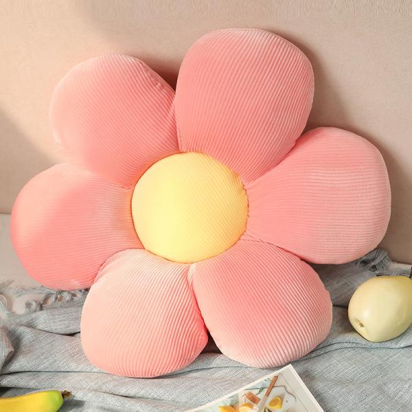 Office Chair Creative Futon Anti-Bacteria Sunflower Throw Pillow with Small Daisy