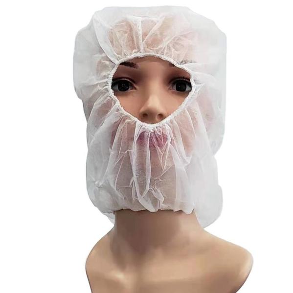 Factory Supply Disposable Face Hood Cover Pp Non-Woven Disposable Space Caps For Hospital Or Food Industry