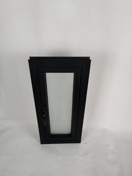 Modern House Window Hurricane Impact Tempered Glass Double Glazed Aluminum Casement Window