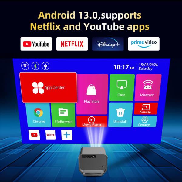 Projecteurs et équipements de présentation Flyin P20Pro 4K 1080p Projecteur Home Theater