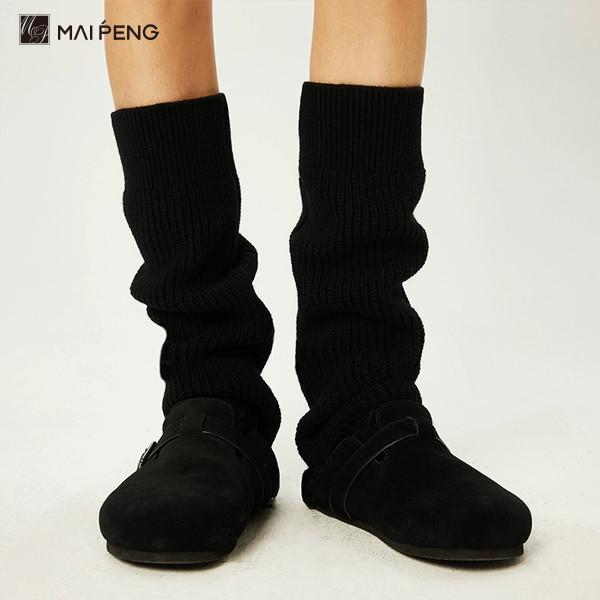 Les femmes de luxe chauffe-jambes en cachemire doux et thermique chauffe-jambes en tricot d'hiver