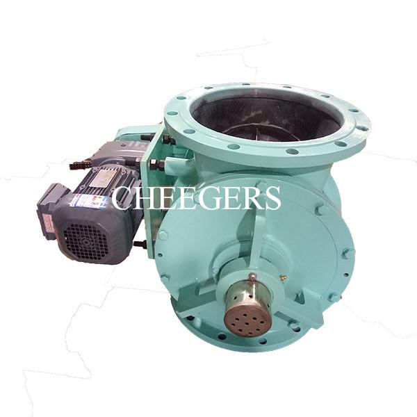 DN150 Material Handling Valve 8 Blades Direct Drive 6 Tons/h