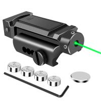 O laser do rifle do estojo compacto do OEM observa 1,5 onças à prova de choque verdes do peso