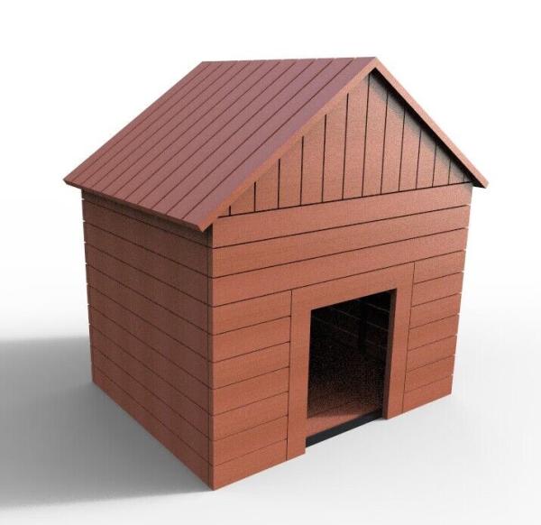 Material de madeira de aço e plástico comodíssimo para cães