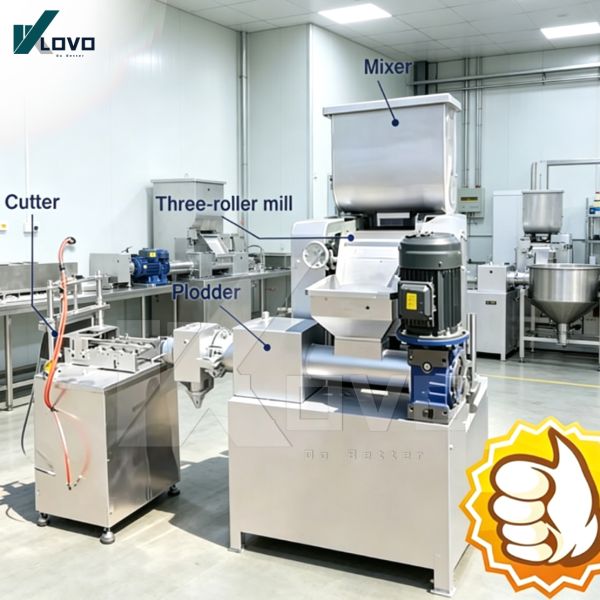 Automatic Soap Making Machine with Long Service Life, Small Footprint, and Multifunction for Bar Soap Production Line
