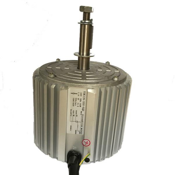 Motor de abrigo de alumínio de motor de fã da bomba de calor da fase monofásica 220V 550W/C.A. para o condicionamento de ar