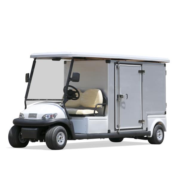 Electric Hotel Golf Buggy Car CE Approved With Aluminum Cargo Box