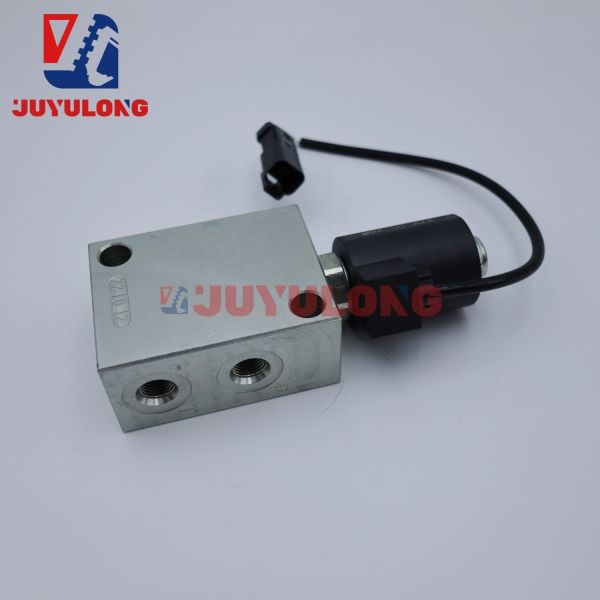 JUYULONG Excavator Quick Change Connector Hydraulic Solenoid Valve 12V & 24V Coupling Cylinder Check Valve Attachment Fittings