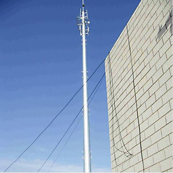 High Strength Steel Communication Tower 30M 45M 60M Height Radio Communications Tower