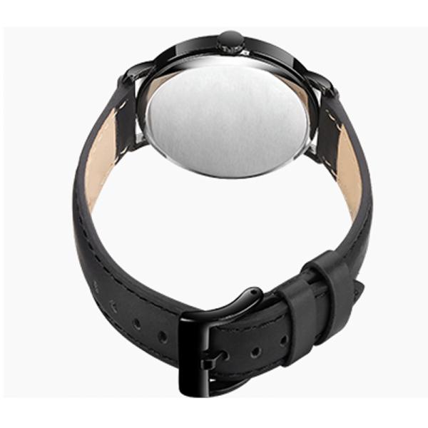 Perimeter 245mm Minimalist Mens Leather Chronograph Watch 3ATM Waterproof