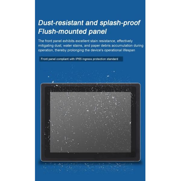 24 inch Fully-Enclosed All-aluminum Embedded Industrial Computers All-in-one Machine Touch  Control screen