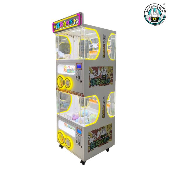 Coin Operated Gashapon Machine Arcade Plush Toy Catcher Prize Machine Clip Toy Machine