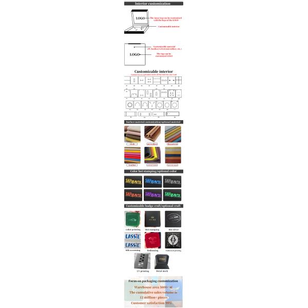 Boîte d'emballage de bijoux de finition Peinture de cuisson Artisanat bord blanc LED Ring Boîte de bijoux 9*9*3.5cm