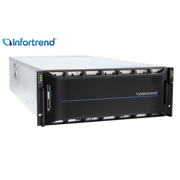 Default DDR4 64GB Up To 256GB Infortrend Storage CS 4000 CS 4060 4U 60bay