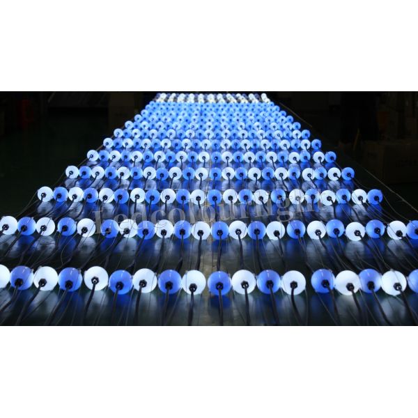DMX512 UCS2904 RGBW DC24V LED Pixel Ball Light with Steel Wire Ropes