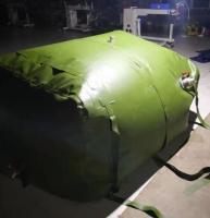 Tanques de armazenamento de combustível duráveis de 3m3 TPU dobrado revestido Tanque de combustível inflável Material de alta resistência