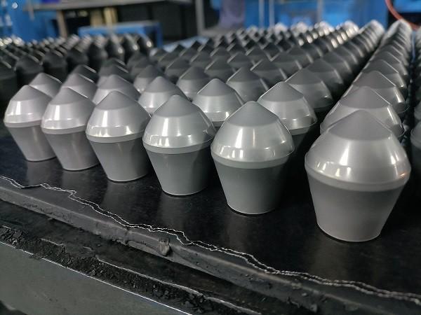 JK30.4 Conical Biconical Tungsten Carbide Buttons For Rotary Excavating Bits