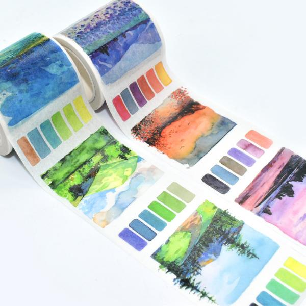 Лента для маскировки бумаги Washi клейкой ленты японской Washi бумаги SGS Kawaii акриловая