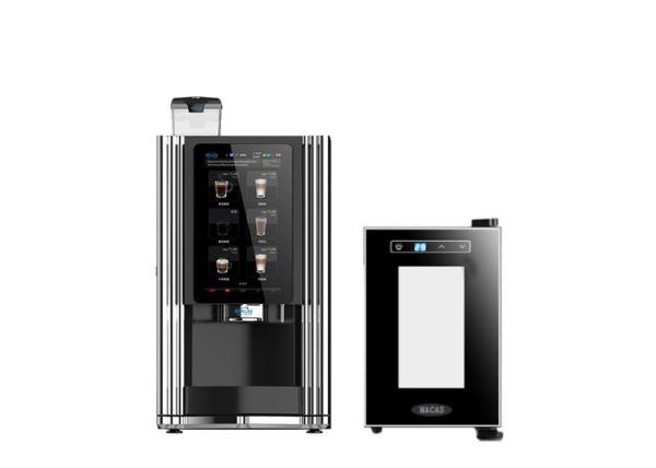 Commercial Best Fresh Milk Coffee Vending Machine In Coffee Shop