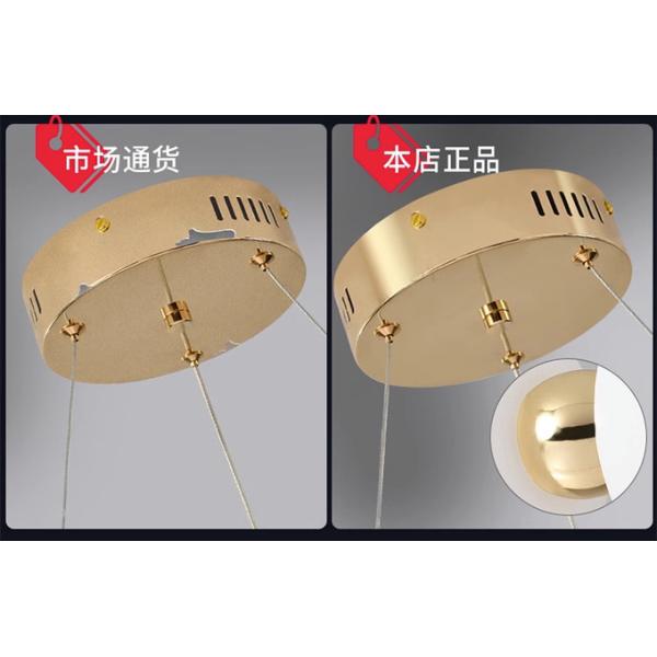 Французский крем стиль Северная гостиная люстра Круглый буддийский бусы Искусственный люстра