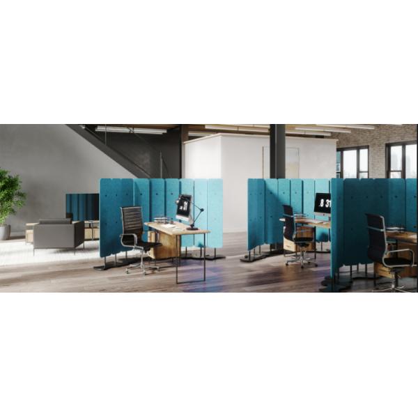 9mm 15mm Acoustic Office Dividers Polyester Acoustic Panel Divider