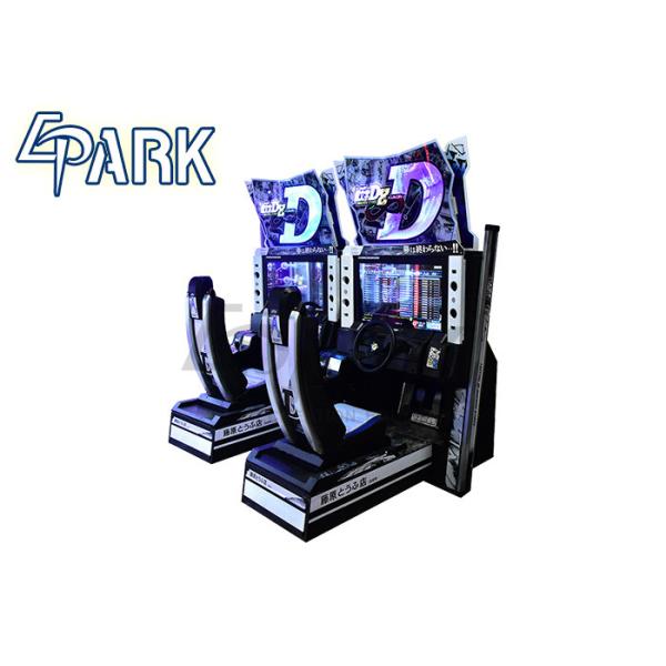 Indoor Initial D8 Arcade Game Coin Operated Car Racing Game Machine With 32 LCD