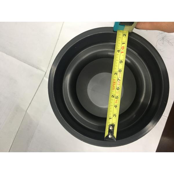 Long Black Toilet Straight Connector / Straight Outlet Pipe Connector High Precision Mold
