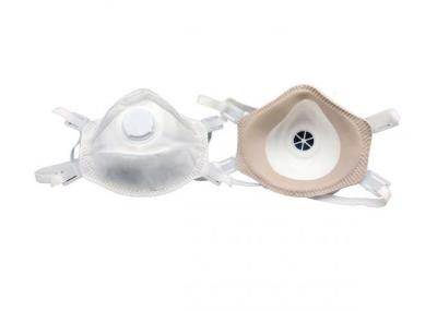 Non Woven Ffp3 Dust Mask Polypropylene Fashion Ffp3v Respirator Mask White Color