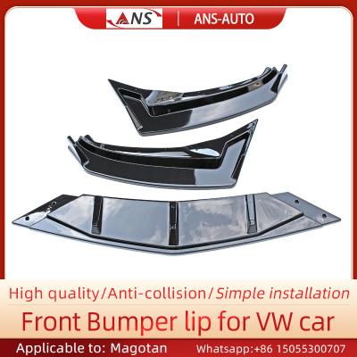 ABS Anti Collision Car Front Bumper Lip For Volkswagen 17-20 Magotan