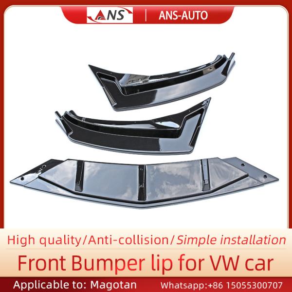 ABS Anti Collision Car Front Bumper Lip For Volkswagen 17-20 Magotan