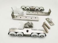 Satin Bathroom Sliding Door Accessories Sliding Roller Wheel ODM ≤120kg Load