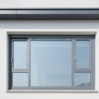 Ventana corredera de aluminio moderno de 2.0 mm Cuadro de polvo recubierto de blanco