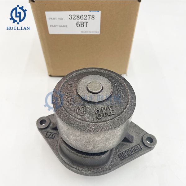 Cummins 3286278 Excavator diesel Engine Spare Parts Water Pump for Construction Machinery Excavator Engine Accessories 6BT Water Pump