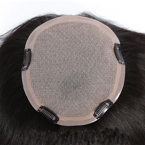 Full Hand Made Long Hair Toupee for Women in Natural Hair Color and Heavy Density