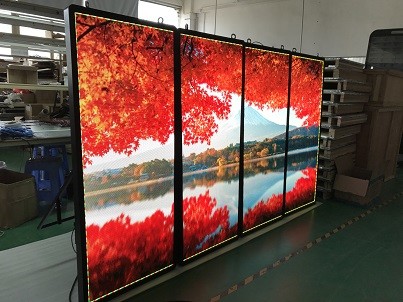 High Definition P2.5 LED Poster Screen Wireless / Phone Control Easy Installatio