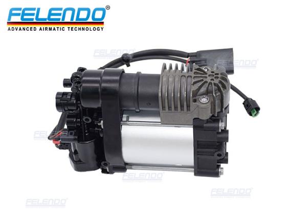 Black Air Suspension Compressor Pump For OEM 7P0698007 A / B / D 7P0616006E / F